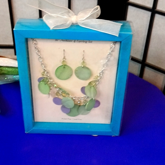 Unk Jewelry - #2. Necklace & Earring set 💙NIB
